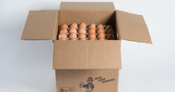 Half Case Large Loose Un-Cooped Cage Free Eggs image