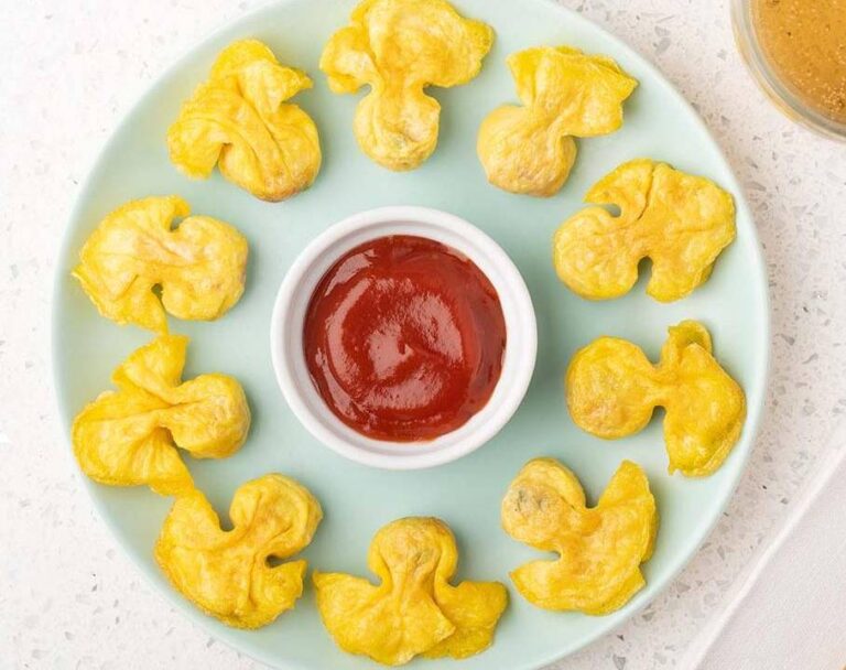 Egg Dumplings with Minced Pork